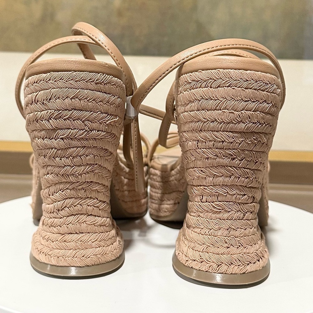 🌸MARC FISHER🌸  Fetch Espadrille Wedge Heel Sandals Size: 9.5 - Picture 8 of 10